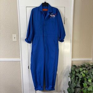 RED CAP Overalls w/NASA Patch 36_RG